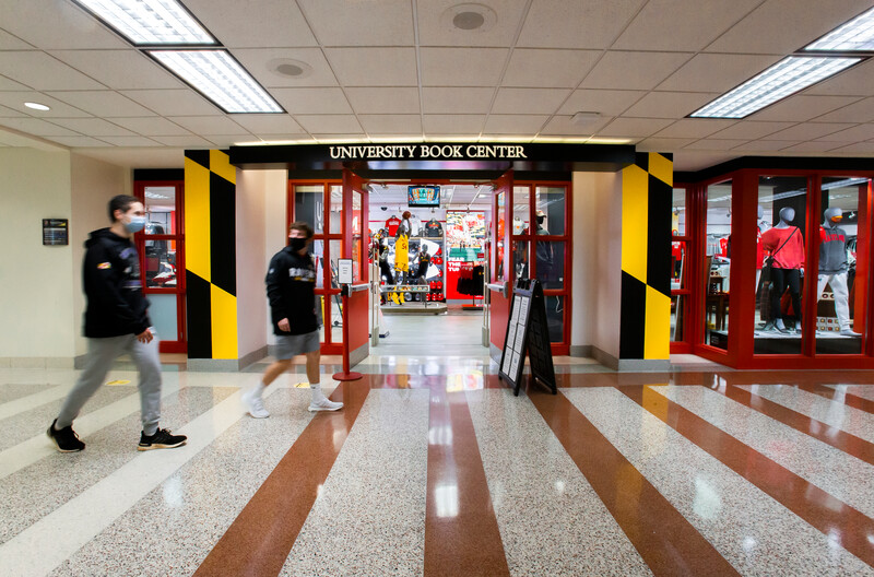 front of the University Book Center